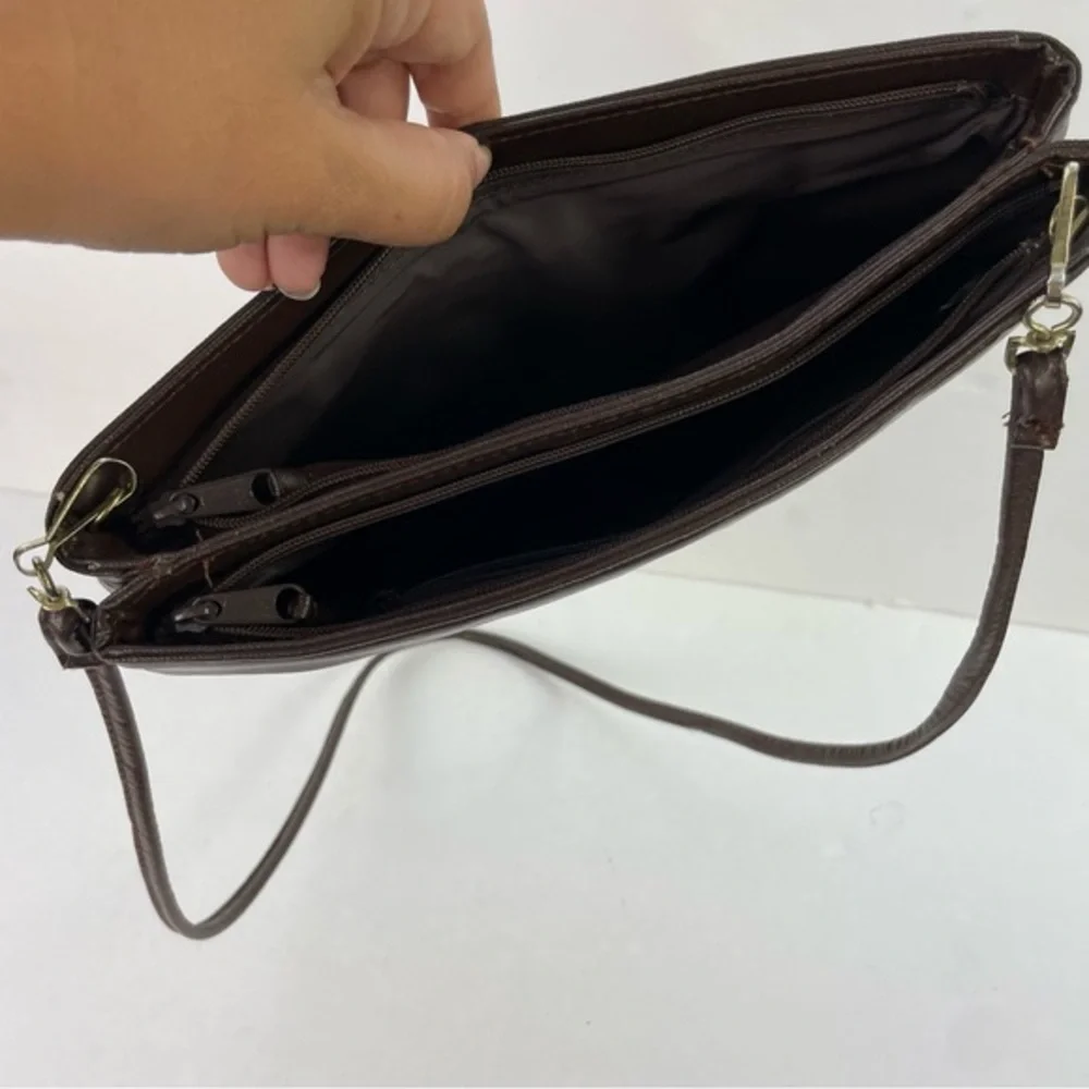 Vintage Brown‎ Retro Convertible Shoulder Bag Clutch